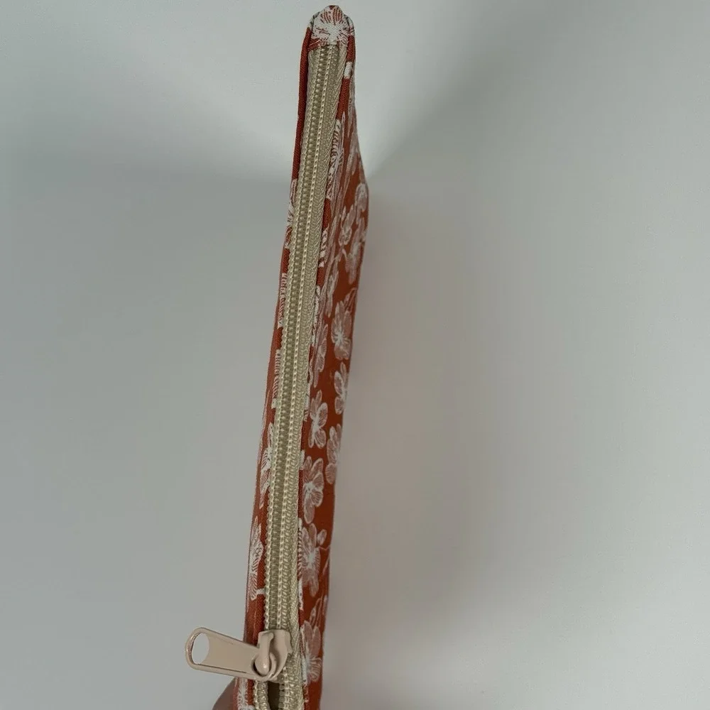 Handmade Wristlet Zipper Pouch Purse Clutch Lightweight Strap New‎ Floral Fall